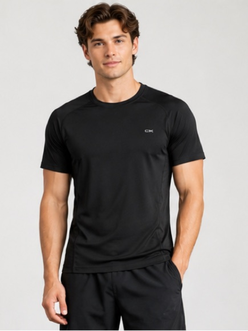 EUC Calvin Klein Performance Compression Paneled Dry-Fit Tshirt - Size S